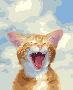 Screaming Cat Paint By Number