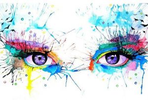 Abstract Eyes Paint By Number