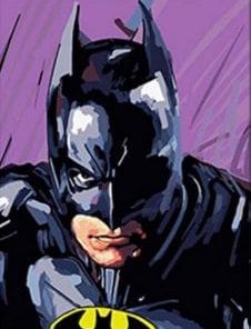 Batman Character Paint By Number