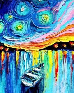 Beautiful Sea of Colors Paint By Number