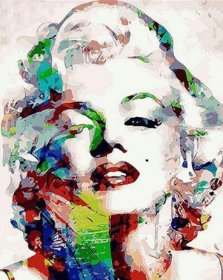 Colorful Marilyn Monroe Paint By Number