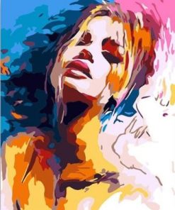 Colorful Woman Paint By Number