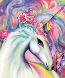 Colorful Unicorn Paint By Number