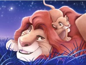 Disney Lion King Paint By Number
