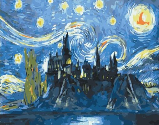 Harry Potter Starry Night Paint By Number