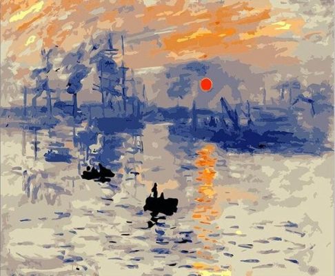 Impression Sunrise Claude Monet Paint By Number