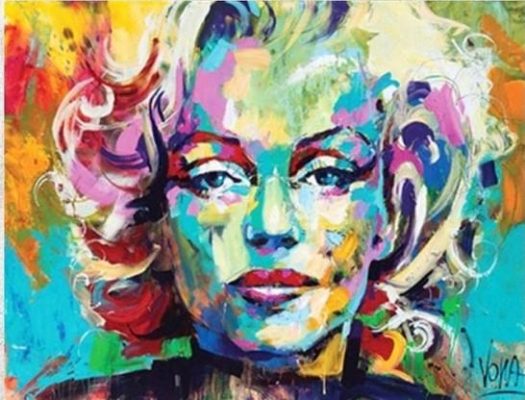 Marilyn Monroe Portrait Paint By Number