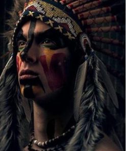 Native American Warriors Paint By Number