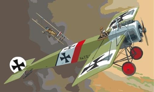 Nazi Airplane Paint By Number