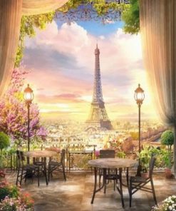 Nice View From Paris Paint By Number