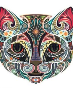Ornamental Cat Paint By Number