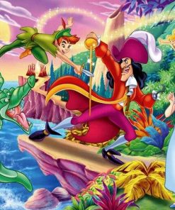Peter Pan And Fee Clochette Paint By Numbers