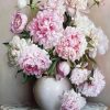 Pink And White Flowers Paint By Number
