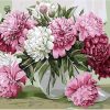 Pink And White Flowers Paint By Number