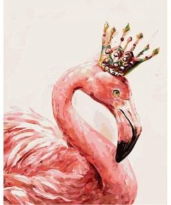 Pink Flamingo Queen Paint By Number