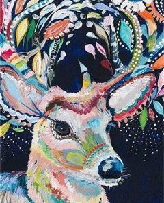 Portrait Of Deer Paint By Number