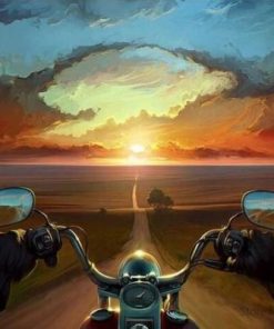 Ride Off Into The Sunset Paint By Number