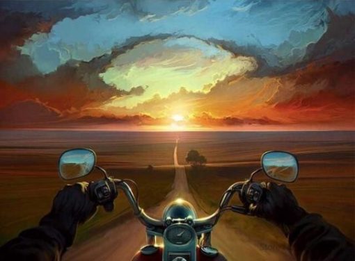 Ride Off Into The Sunset Paint By Number
