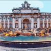 Rome Evening Fountain Paint By Number