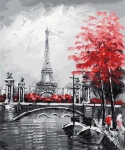 Seine River Through Paris Paint By Number