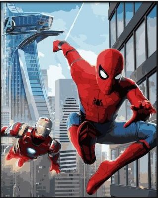 Spider Man Homecoming Paint By Number