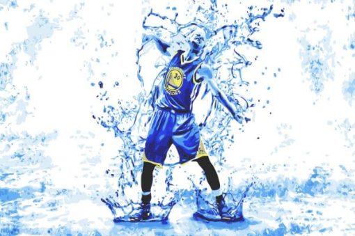 Stephen Curry Splash Paint By Number