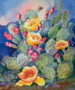 Succulents Cactus Paint By Number