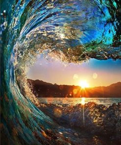 Sunset Wave Paint By Number