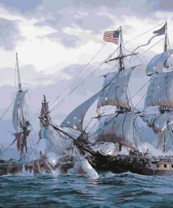 The American Fleet Paint By Number
