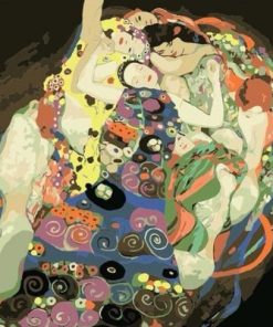The Maiden Gustav Klimt Paint By Number
