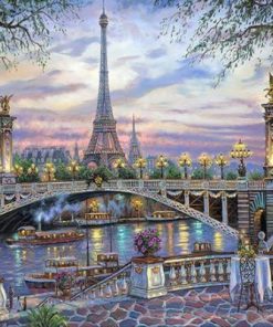 The River Of Paris Paint By Number