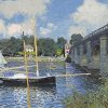 The Bridge At Argenteuil By Claude Monet Paint By Numbers