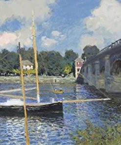 The Bridge At Argenteuil By Claude Monet Paint By Numbers
