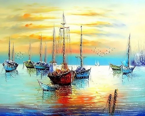 The Sailing Boats Paint By Numbers