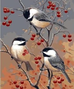 Three Birds Paint By Number
