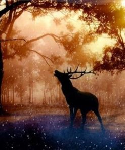 Twilight Deer Paint By Number