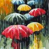 Umbrella Rain Paint By Number