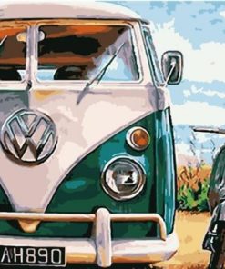 VW Bus Microbus Paint By Number