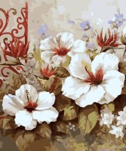 Vintage Flower Paint By Number