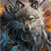 Warrior Wolf Paint By Number