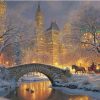 Winter Scenery In New York Paint By Number