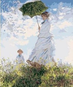 Woman With A Parasol Claude Monet Paint By Number