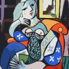 Woman With A Book Pablo Picasso Paint By Number