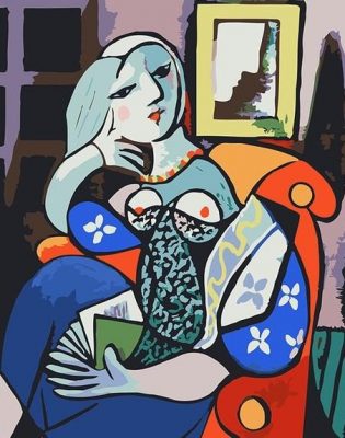 Woman With A Book Pablo Picasso Paint By Number