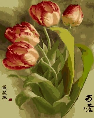 Tulip Flowers Paint By Number