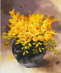 Yellow Flower Paint By Number