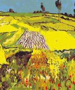 Yellow Wheat Field Van Gogh Paint By Number