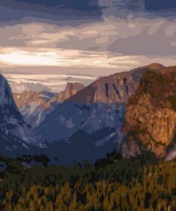 Yosemite National Park Paint By Number