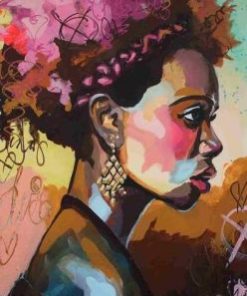 Young African Woman Paint By Number
