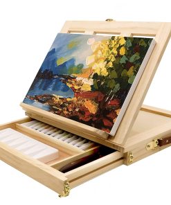wooden easel tabletop